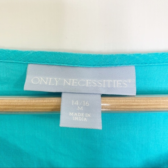 Only Necessities Blue Maxi Beach Dress Size 14/16 - Picture 6 of 7